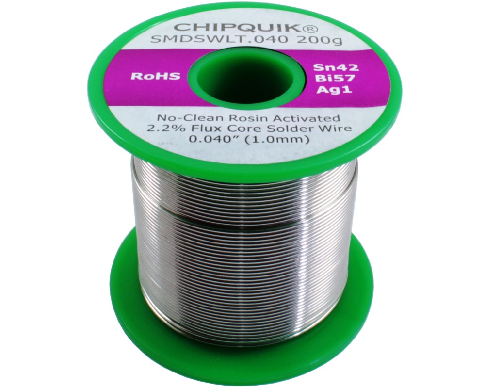 CHIPQUIK Wire, 1 mm Solder, 138 °C Melting Point