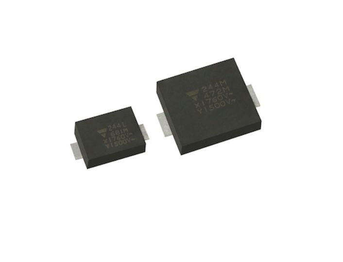 Vishay Single Layer Ceramic Capacitor 470 pF 760V dc ±20 % Y5U Dielectric, SMDY1, Surface Mount 125 °C Max Op. Temp.