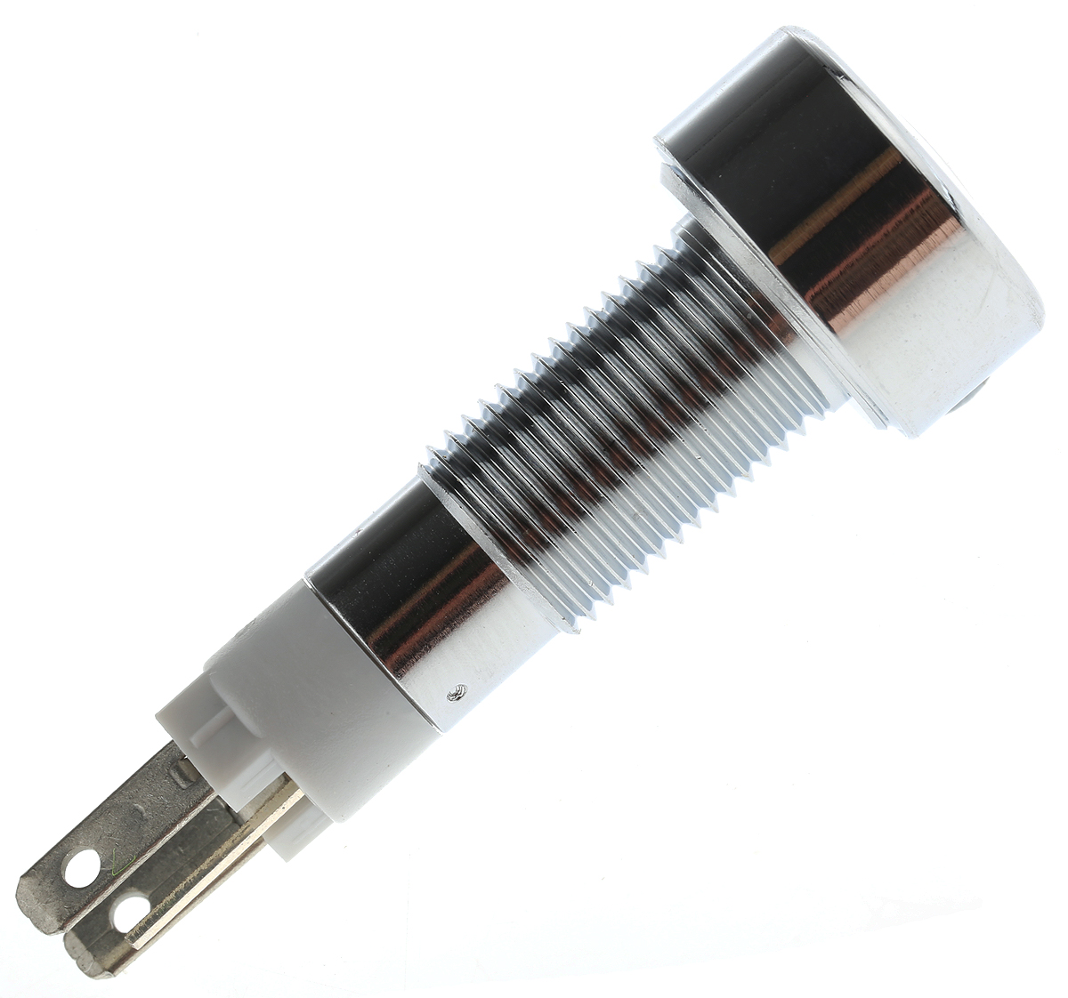 Signal Construct SMLE Series, White Panel Mount Indicator, Tab Termination 14V, IP67, 8 mm