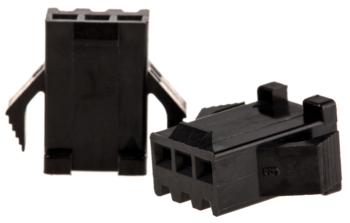 JST, SMP Male Connector Housing,  2.5 mm Pitch,  3 Way,  1 Row Straight