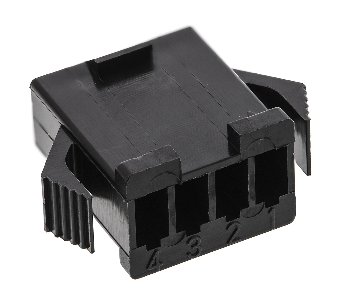 JST, SMP Male Connector Housing,  2.5 mm Pitch,  4 Way,  1 Row Straight