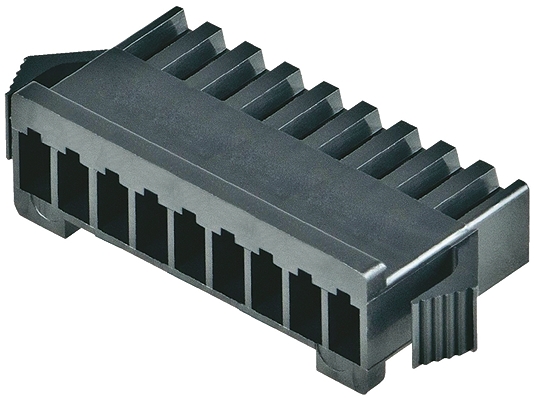 JST, SMP Male Connector Housing,  2.5 mm Pitch,  9 Way,  1 Row Straight