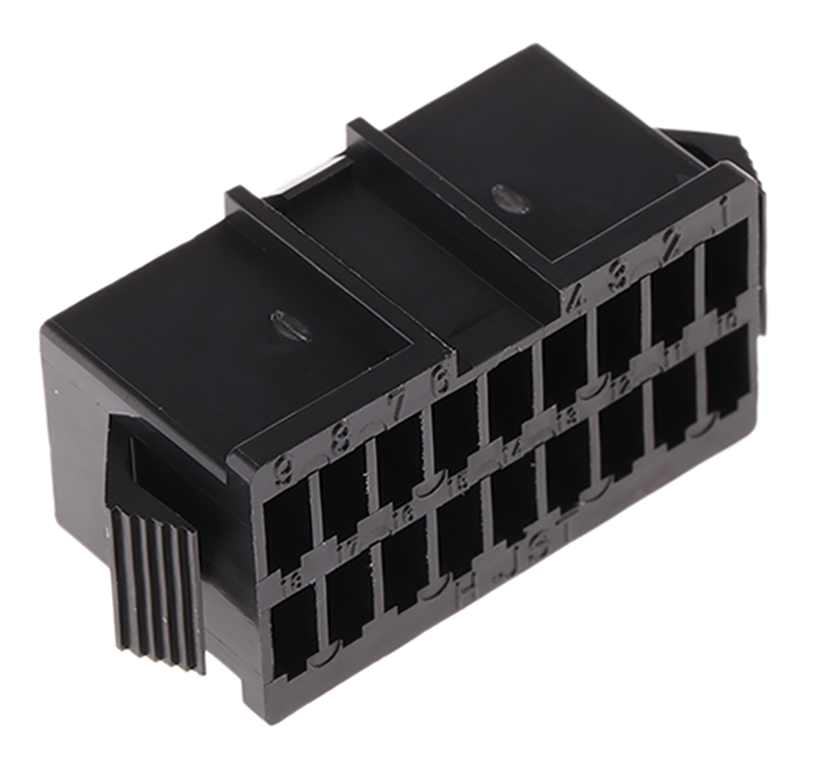 JST, SMP Male Connector Housing,  2.5 mm Pitch,  18 Way,  2 Row Straight