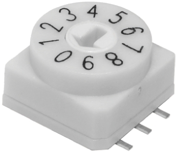 KNITTER-SWITCH Rotary Rotary Coded DIP Switch PCB Solder