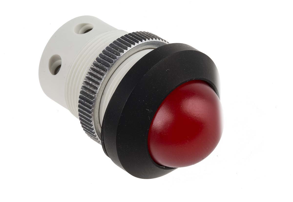 Signal Construct SMRD Series, Red Panel Mount Indicator, Screw Termination, IP67, 22 mm