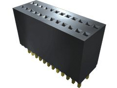 Samtec SMS Series Straight Through Hole PCB Socket, 6-Contact, 1 Row, 1.27 mm Pitch Solder