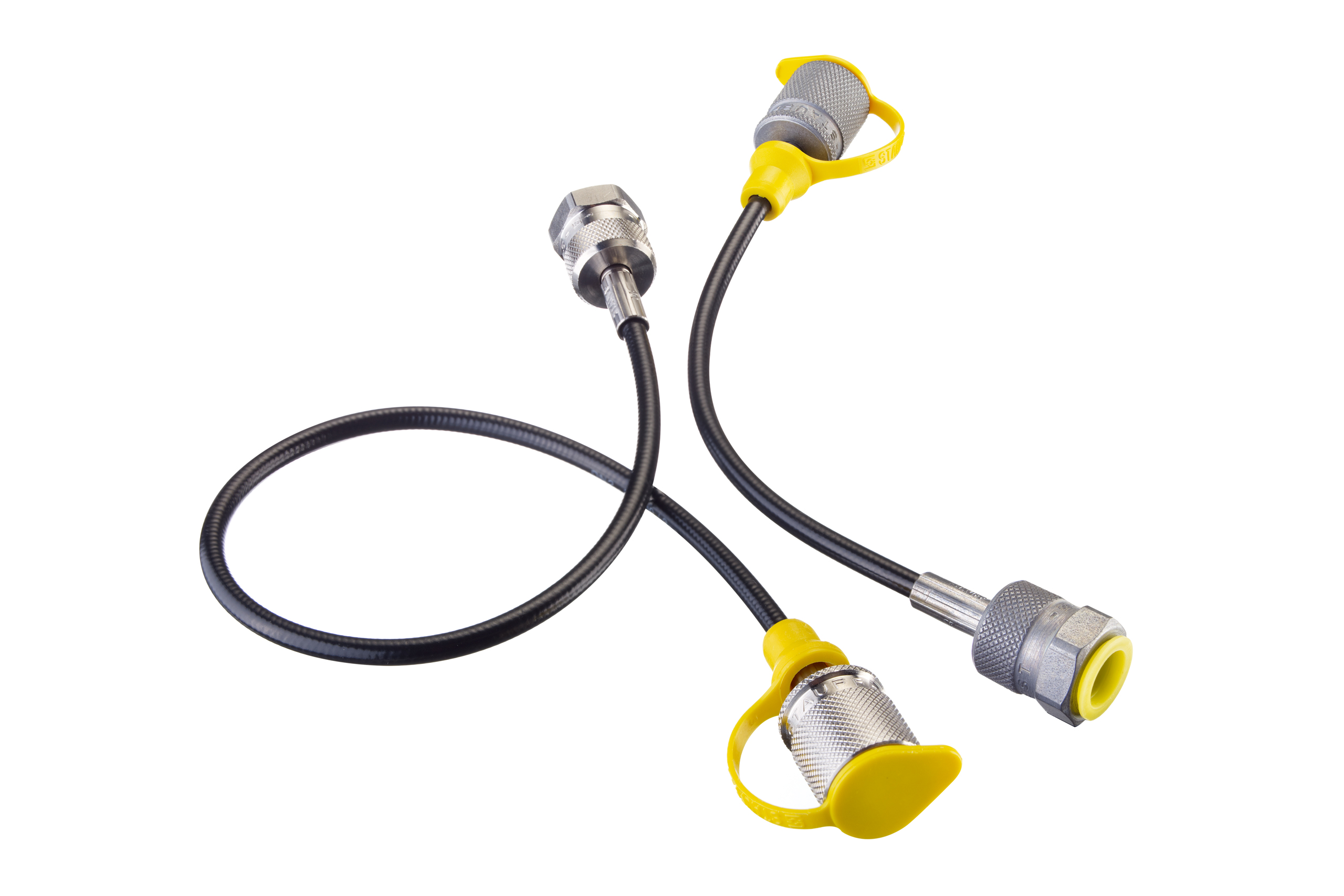 Stauff Hydraulic Test Point Hose SMS-20-2000-B-W3 Threaded Threaded