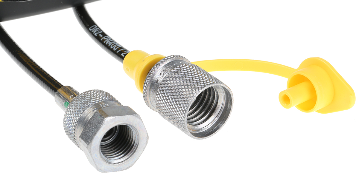 Stauff Hydraulic Test Point Hose SMS 20/M1000A Threaded Threaded