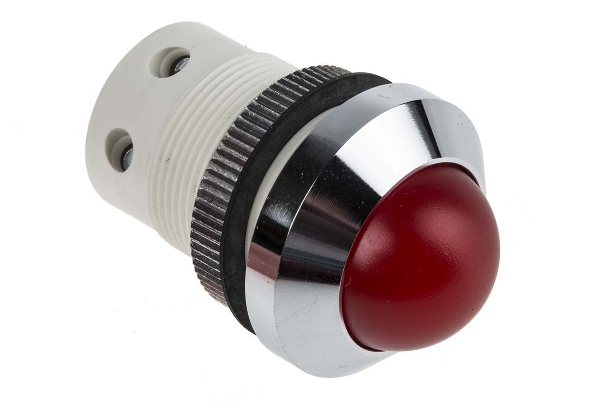 Signal Construct SMSD Series, Red Panel Mount Indicator, Screw Termination, IP67, 22 mm