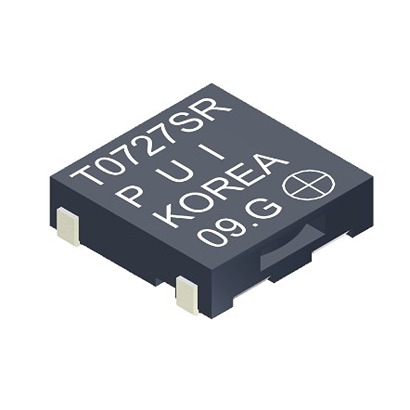PUI Audio 85 dBA Surface Mount External Piezo Buzzer Transducer 2 mm 2 V Min 7.5 mm 7.5mm 5V Max