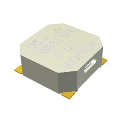 PUI Audio 95 dBA Surface Mount External Piezo Buzzer Transducer 3.2 mm 3 V Min 8.5 mm 8.5mm 5V Max