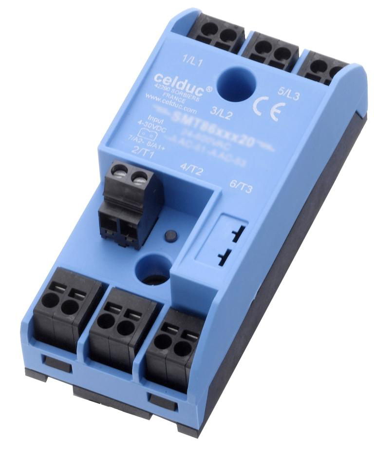 Celduc SMT Series Solid State Relay, 25 A Load, Panel Mount, 520 V ac Load, 255V ac/dc Control