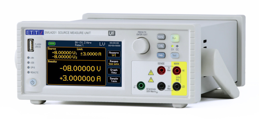 smu4201 Aim-TTi SMU4000 Series Source Meter, 20 mV to 200 V, 200 nA to 3 A, 25W Output