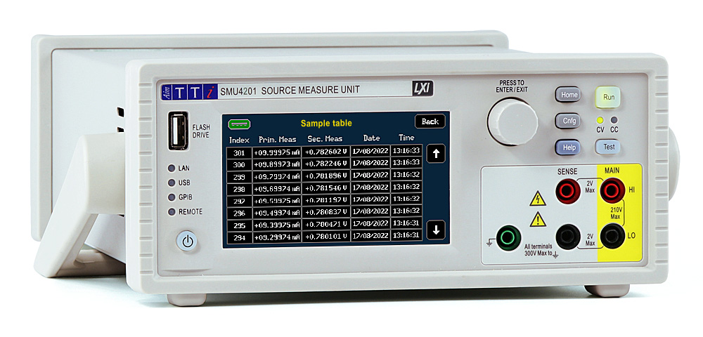 smu4201 Aim-TTi SMU4000 Series Source Meter, 20 mV to 200 V, 200 nA to 3 A, 25W Output