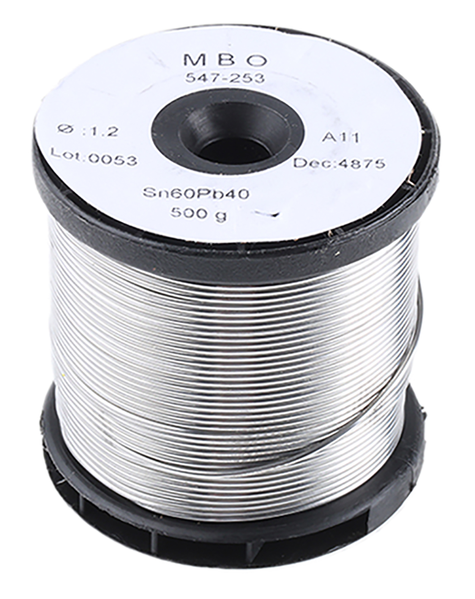 MBO Wire, 1.2 mm Lead Solder, 183 °C Melting Point