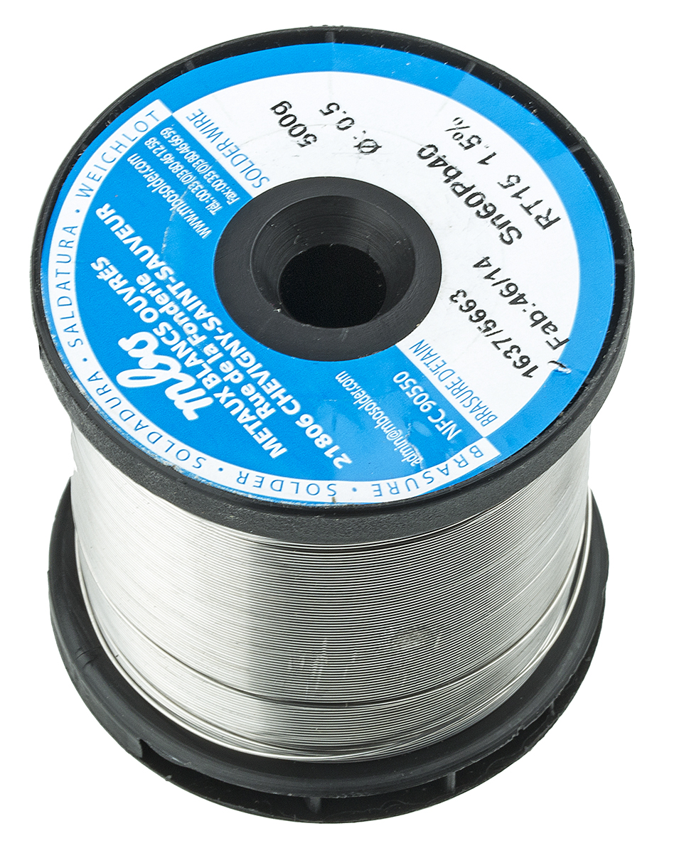 MBO Wire, 0.5 mm Lead Solder, 183 °C Melting Point