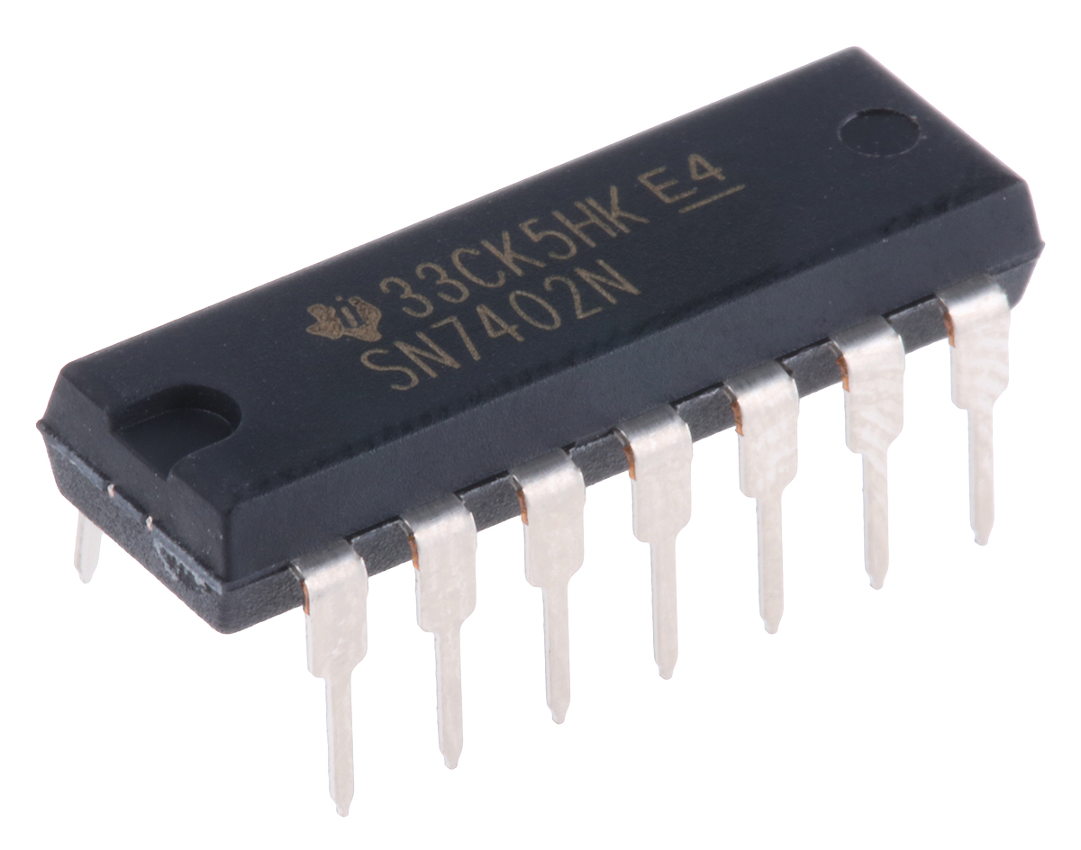 Texas Instruments, 4 2-Input NOR Logic Gate, 14-Pin PDIP
