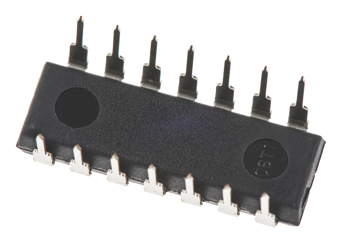 sn7407n Texas Instruments SN7407N 6-Channel Buffer & Line Driver, Open Collector, Non-Inverting, 14-Pin PDIP