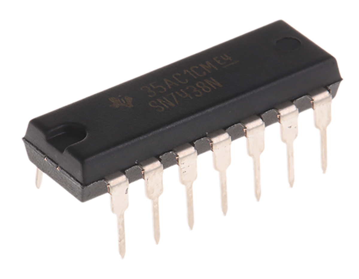 Texas Instruments, 4 2-Input NAND Logic Gate, 14-Pin PDIP