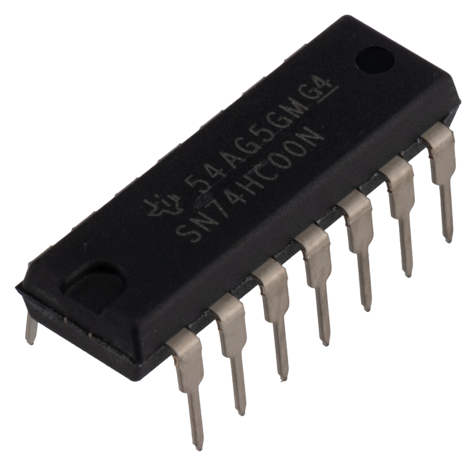 Texas Instruments, 4 2-Input NAND Logic Gate, 14-Pin PDIP