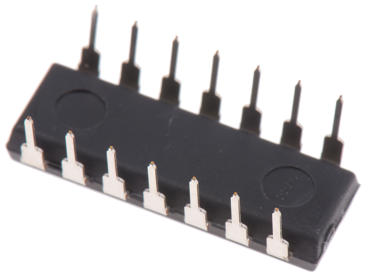 sn74hc02n Texas Instruments, 4 2-Input NOR Logic Gate, 14-Pin PDIP