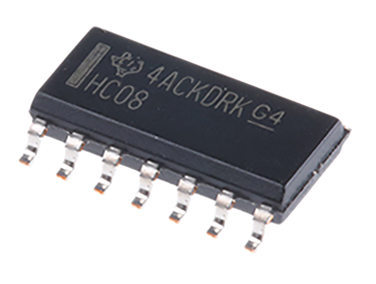 Texas Instruments SN74HC08D, 4 2-Input AND Logic Gate, 14-Pin SOIC