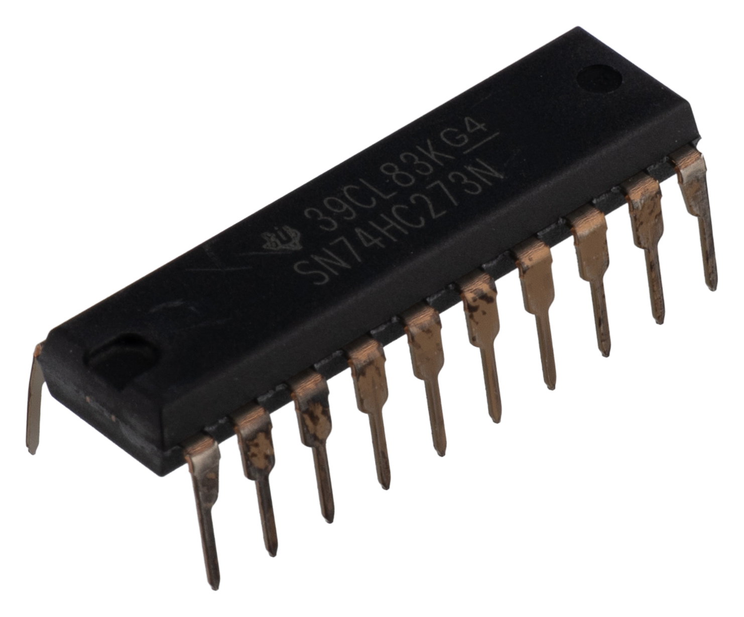 Texas Instruments SN74HC273N 8 Flip Flop IC HC, TTL, 20-Pin PDIP