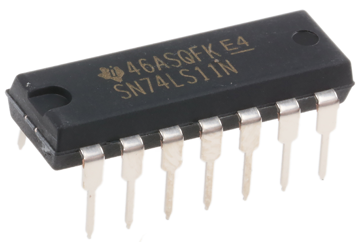 Texas Instruments, 3 3-Input AND Logic Gate, 14-Pin PDIP