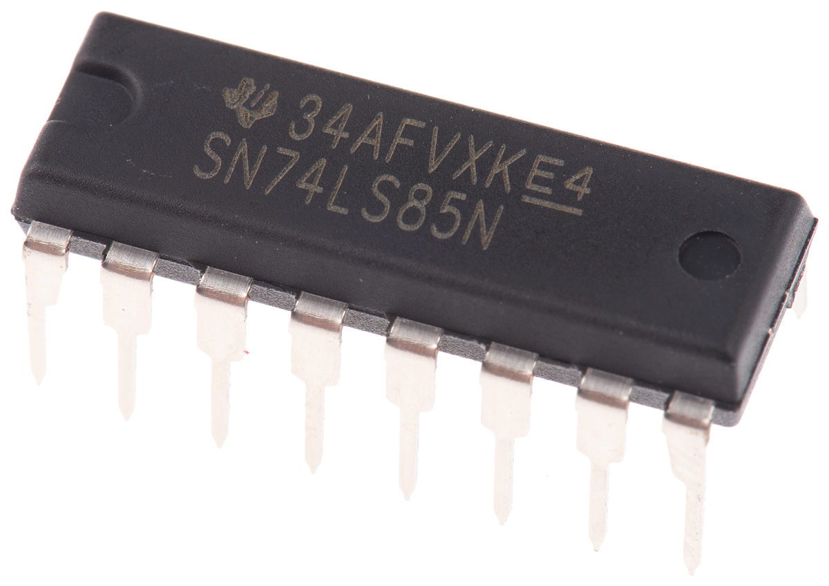 Texas Instruments SN74LS85N, 4-Bit LS, Active High, Non-Inverting, 16-Pin PDIP