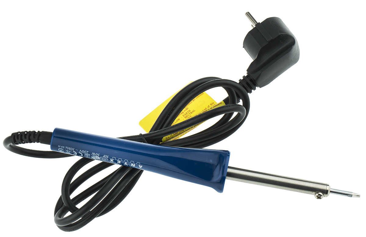 sn8327a Antex Electronics Electric Soldering Iron, 230V, 30 W, for use with Soldering Work with Lead Free Solder