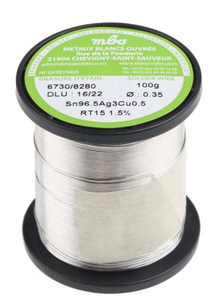 MBO Wire, 0.35 mm Lead Free Solder, 217 °C Melting Point