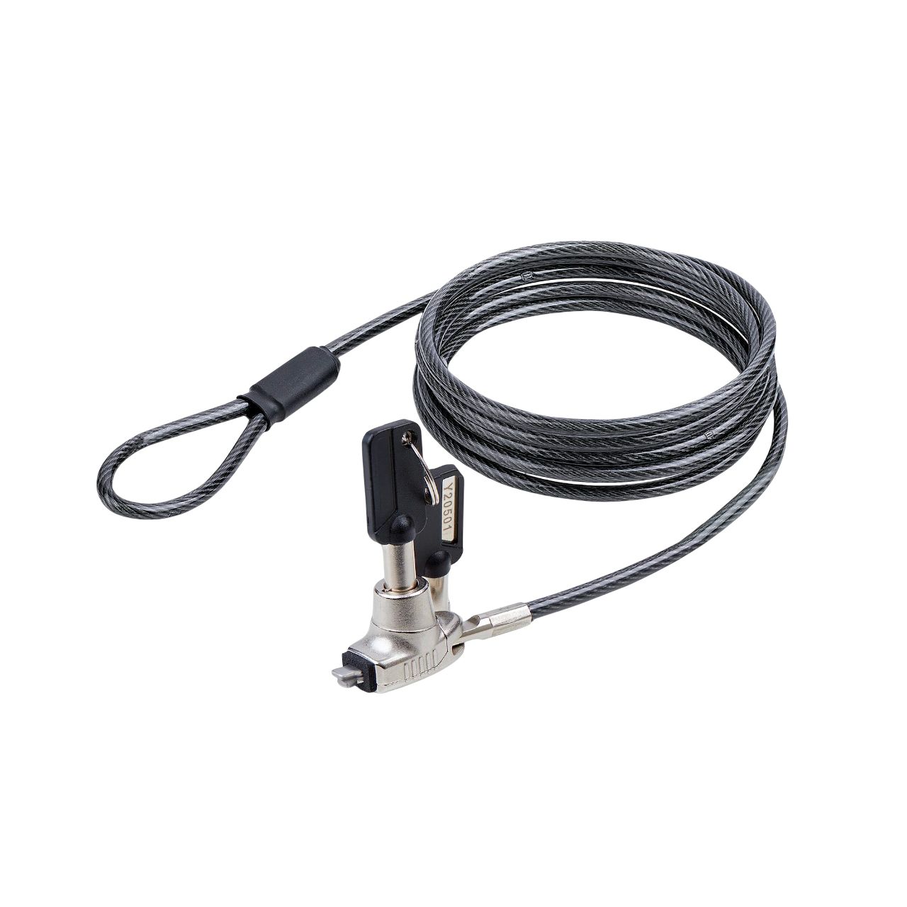 StarTech.com Laptop Lock 1.5m Slim Lock for use with Noble Wedge Slot Devices