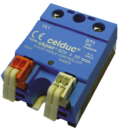 Celduc Solid State Relay, 50 A Load, DIN Rail Mount, 480 V ac Load