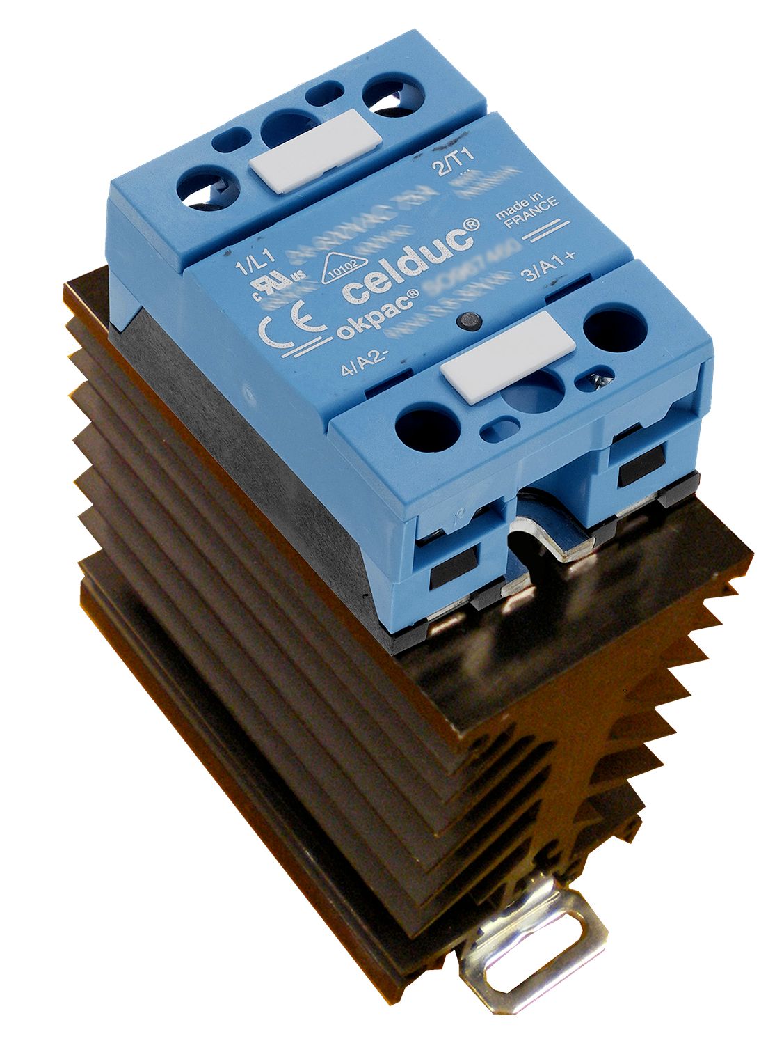 Celduc SO8 Series Solid State Relay, 75 A Load, DIN Rail Mount, 690 V ac Load, 265V ac/dc Control