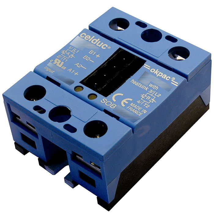 Celduc SO Series Solid State Relay, 35 A Load, 600 Vrms Load, 30V dc Control