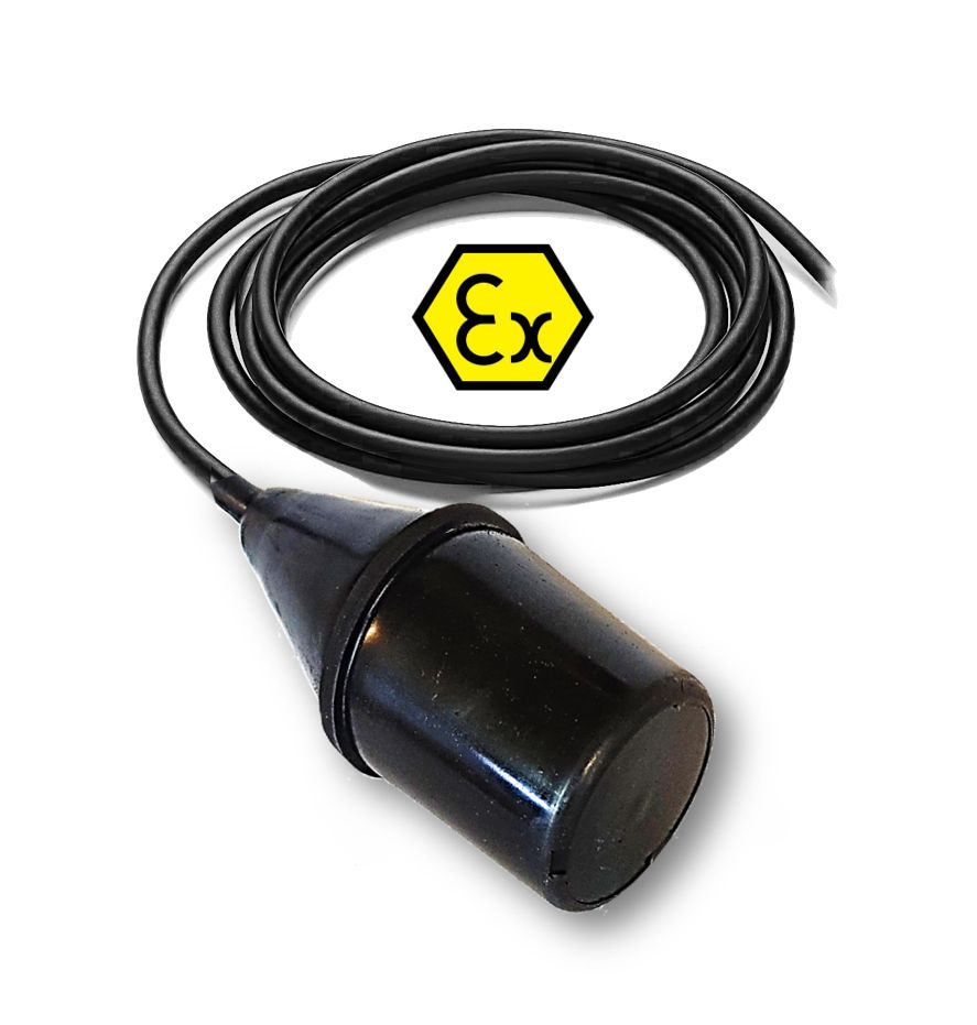 ATMI SOLIBA EX Series Tilt Level Switch Level Switch, Cable, ATEX-Rated, Housing Copolymer Polypropylene, HR HY
