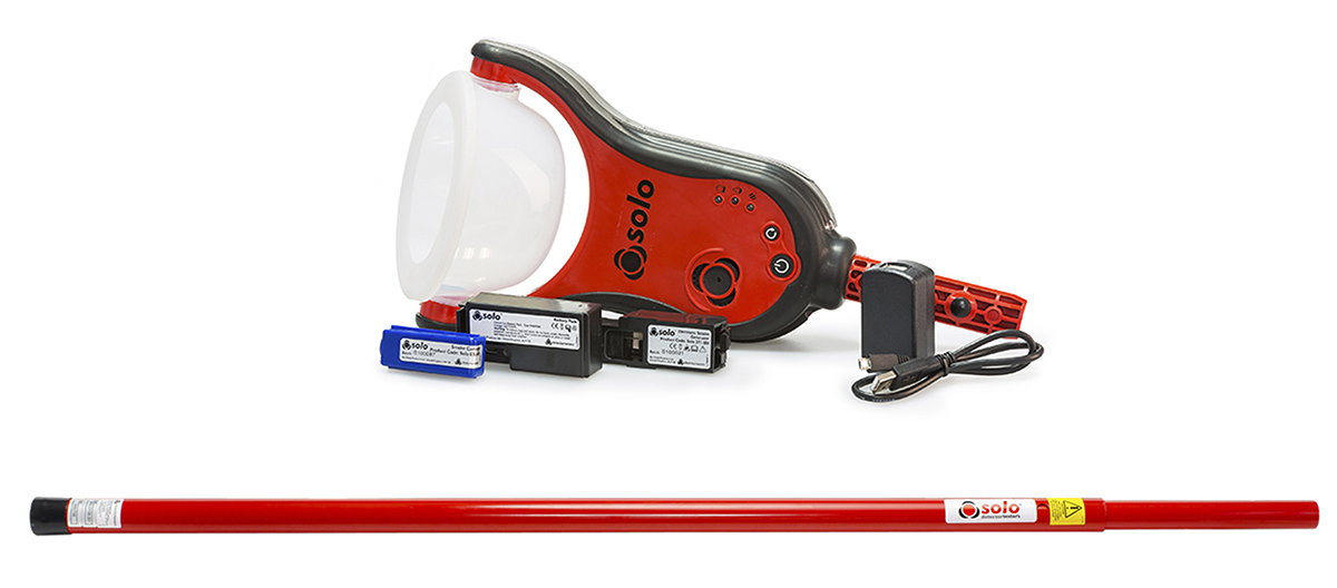 No Climb Solo Series Smoke Detector Test Kit, 4 m Reach, Battery-Powered Cordless
