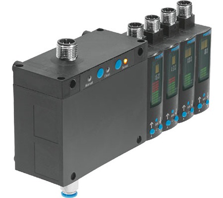 Festo SOPA Pressure Sensor Controller 0.2 mm 22.8 V 26.4 V 5 SOPA-CM4H-R1-HQ6-2P-M12