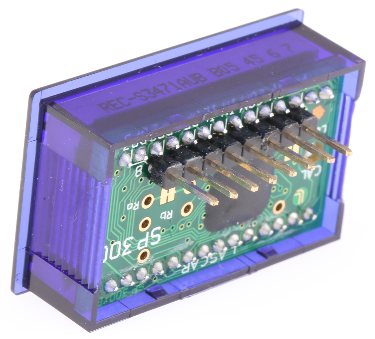 sp-300-blue Lascar SP 300 Series Digital Voltmeter DC, LED Display 3.5-Digits ±1 %, 21.3 mm, 34 mm