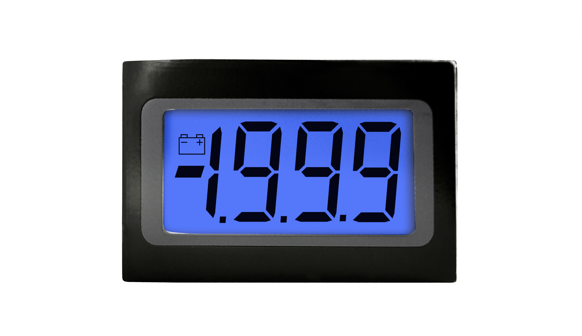 Lascar SP 400-BLUE Series Digital Voltmeter DC, LCD Display 3.5-Digits ±1 %, 21.3 mm, 34 mm
