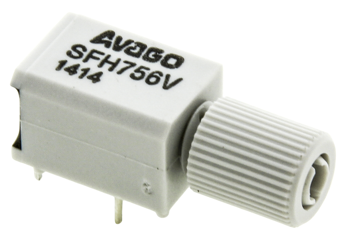 Broadcom 10 MBd Fibre Optic Transmitter, Round 660 nm Fibre Optic Connector 9 mm 9.2mm, 24.2 mm