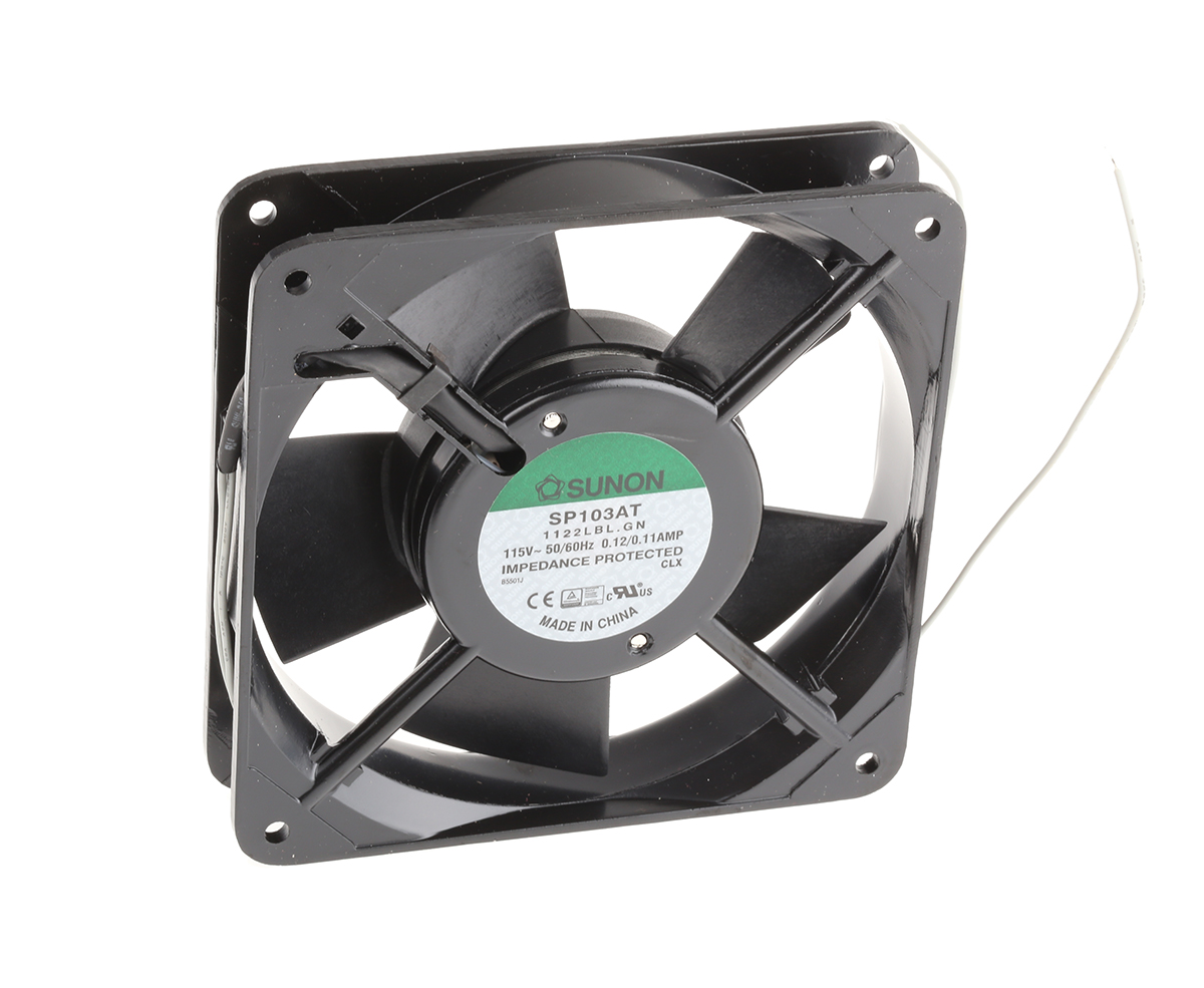 Sunon SP Series Axial Fan, 115V ac, 92 m³/h, 11.5 W, 110 mA Max 120 mm, 120mm, 25 mm