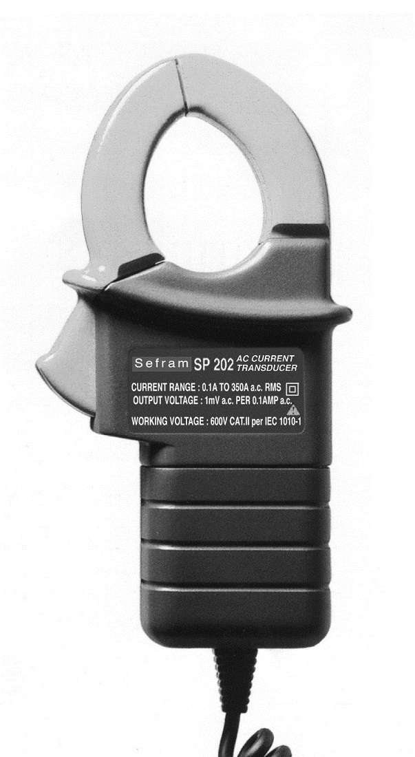 Sefram Current Clamp, AC Adapter, 350 A ac AC Max, AC Output
