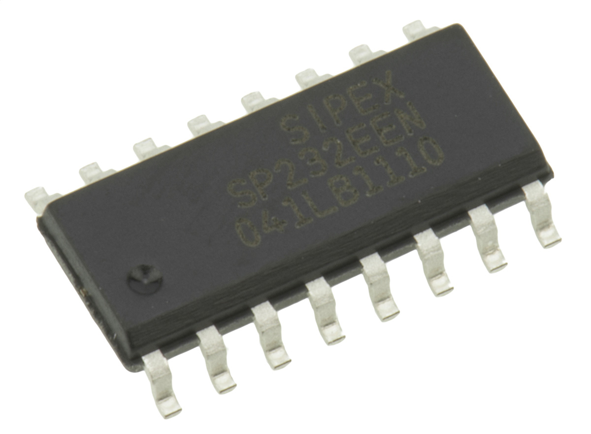 MaxLinear SP232EEN-L/TR 2-Channel Line Transceiver, CMOS/TTL, Inverting, 16-Pin SOIC