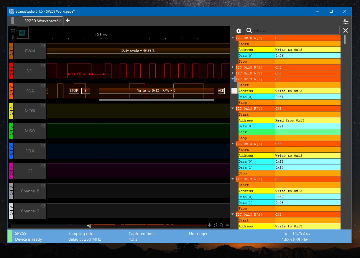 sp259 IKALOGIC SP259 Desktop SP209 Logic Analyzer, 75 MHz