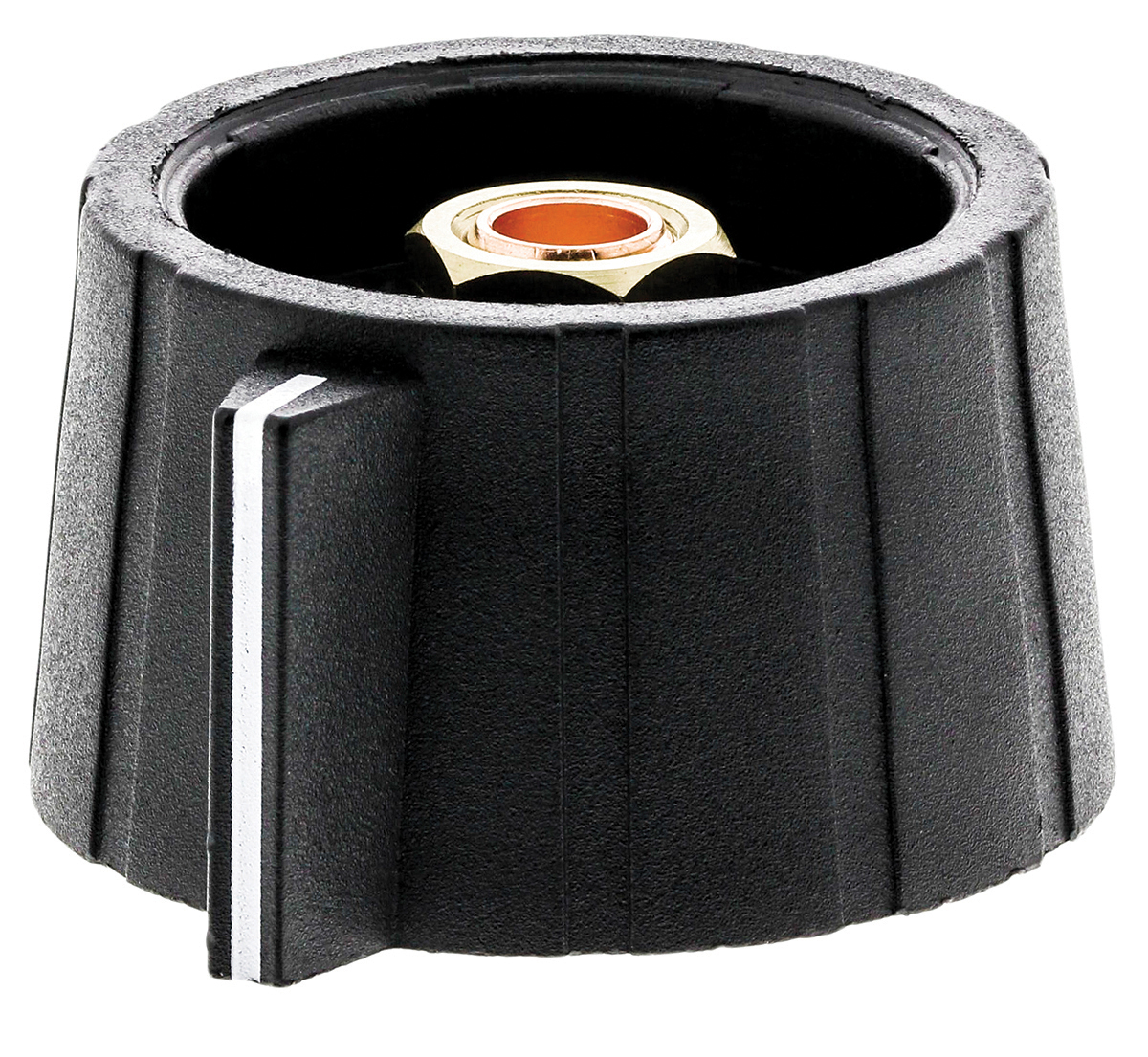 Sifam 29.5 mm Knob Diameter Black Potentiometer Knob for 6 mm Shaft Circular, SP291 006 BLACK