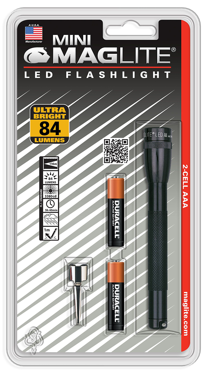 sp32012 Maglite LED Torch Black 87 lm, 127 mm