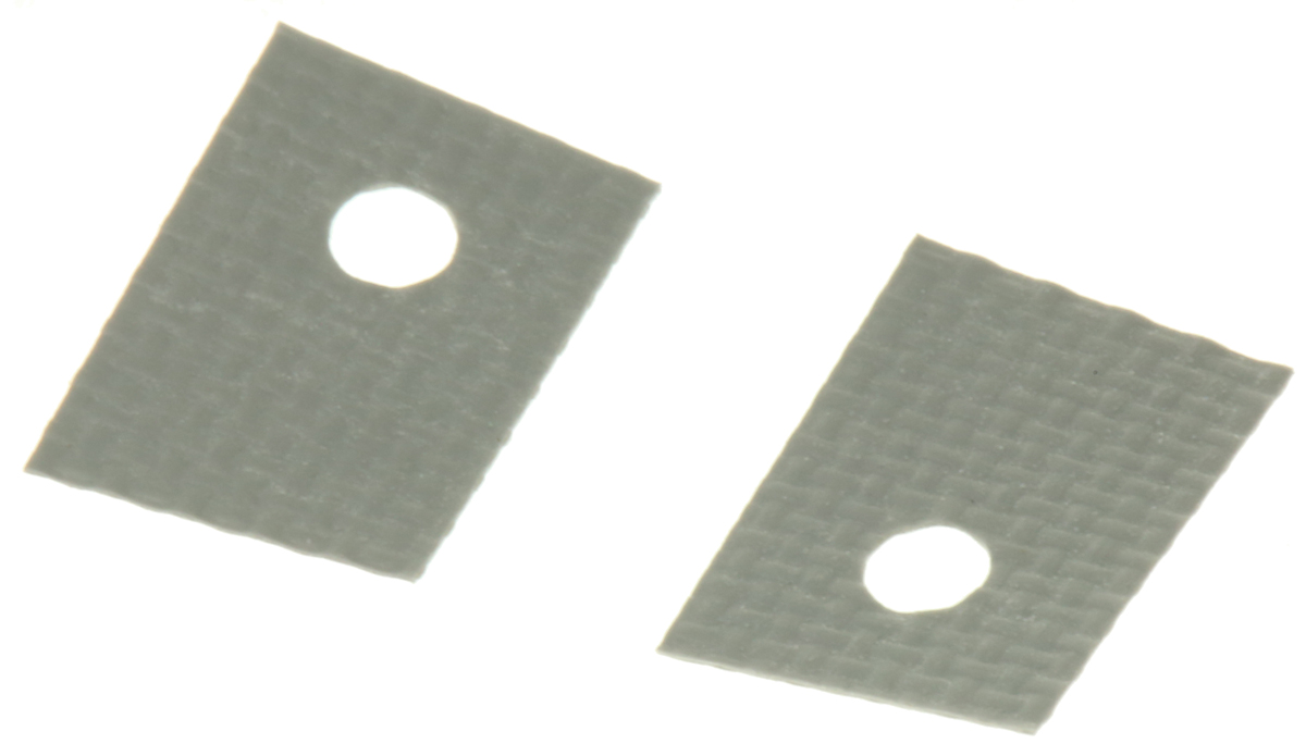 Bergquist SP400 Series Self-Adhesive Thermal Interface Pad, 0.18 mm Thick, 0.9 W/mK, 11.1 mm, 7.92mm, Fibreglass