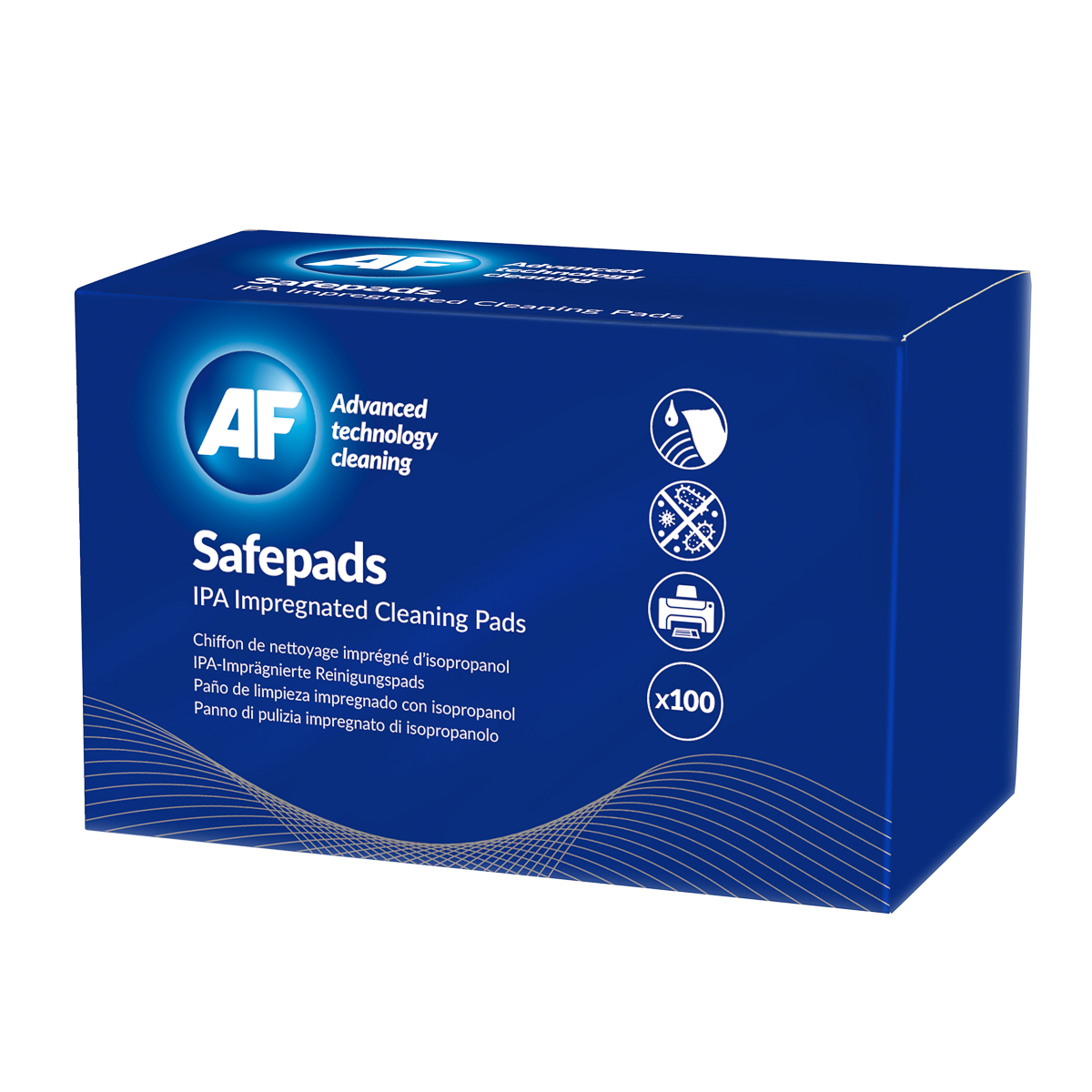 Electrolube SafePads Wet Isopropanol, Pack of, 135 x 215 mm 100 Per Pack