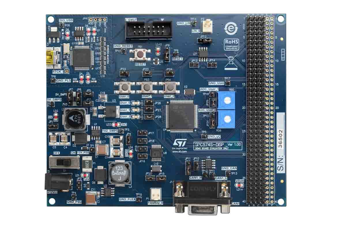 STMicroelectronics SPC574S-DISP Development Kit Discovery Board SPC574S-DISP